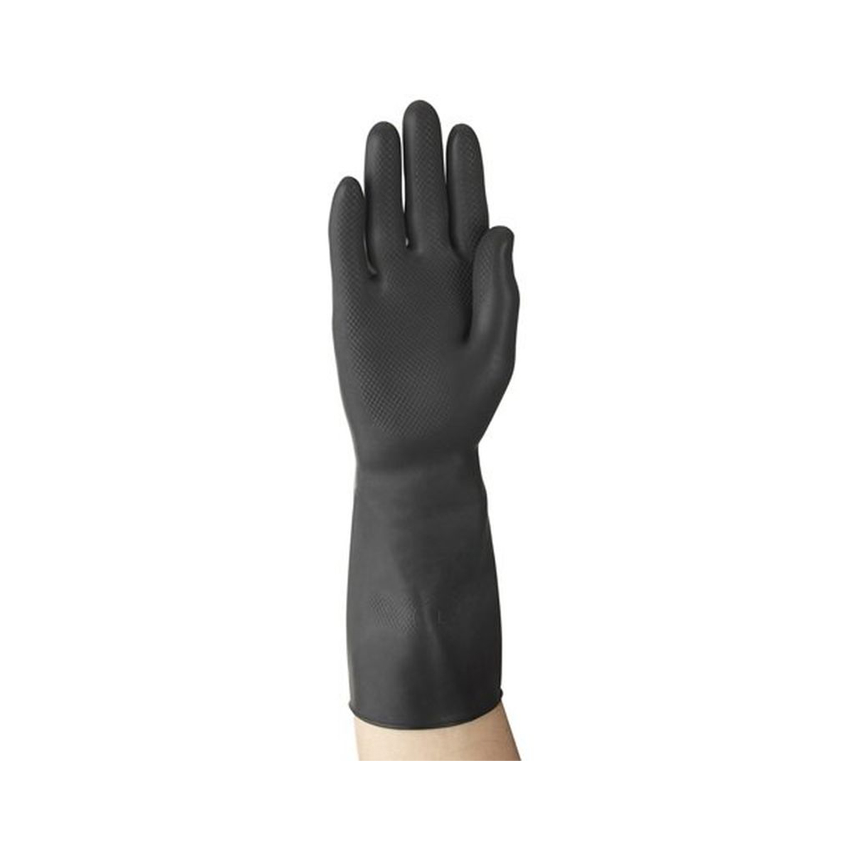 AlphaTec® 87-118 (Black Heavyweight G17K) Rubber Latex Gloves AlphaTec® 87-118 (Black Heavyweight G17K) Rubber Latex Gloves