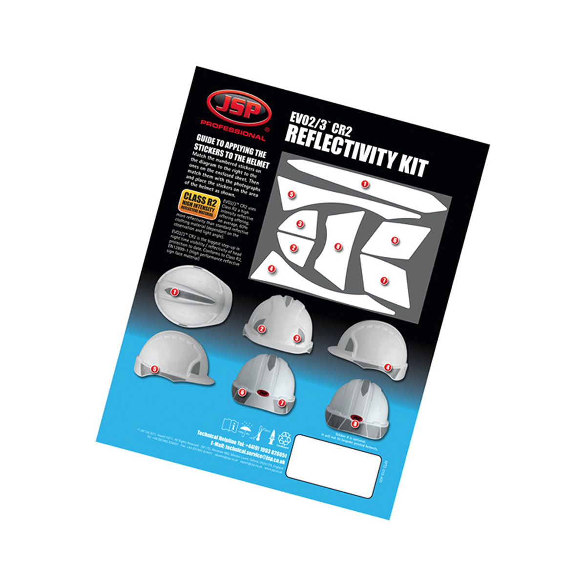 CR2 Prismatix™ Reflective Decal Kit for EVO®2/3 (HV Orange) CR2 Prismatix™ Reflective Decal Kit for EVO®2/3 (HV Orange)