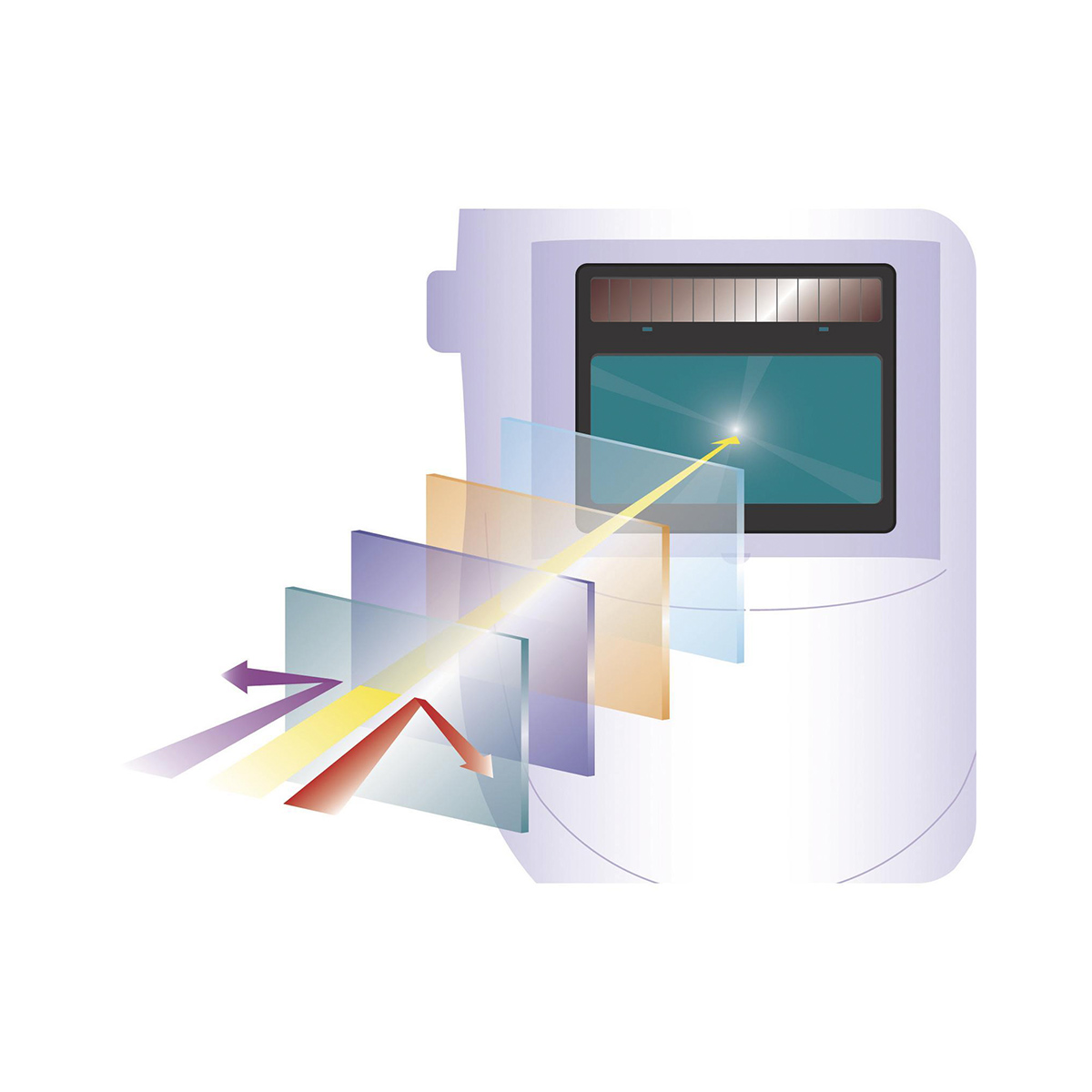 Screen Helmet For Electric Arc Welding (MIG-MAG / TIG) Screen Helmet For Electric Arc Welding (MIG-MAG / TIG)