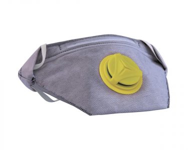 Disposable Horizontal Folding Mask FFP2 Carbon (with valve) M1200VPW