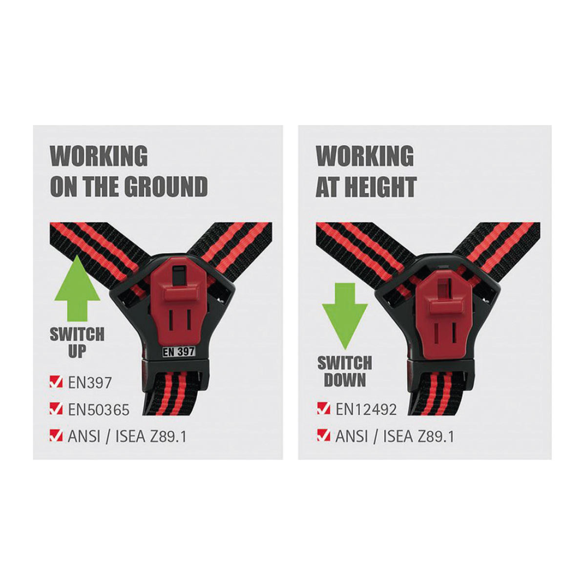 EVO®5 Dualswitch™ Industrial Safety and Climbing Helmet (Vented) EVO®5 Dualswitch™ Industrial Safety and Climbing Helmet (Vented)